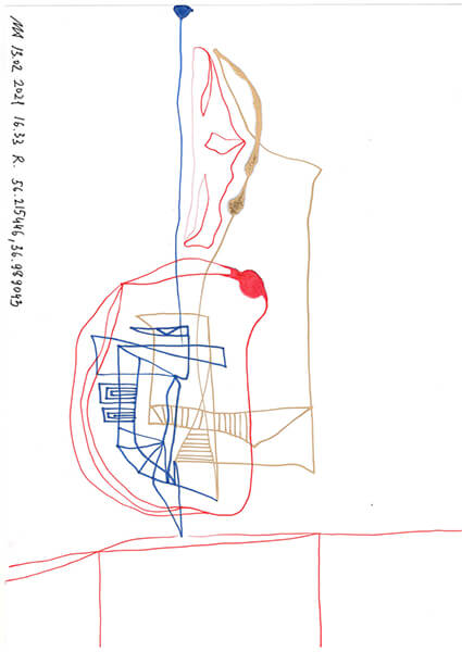 "Caretaker's Diary". Paper А4, markers, pencils. 2020-2026