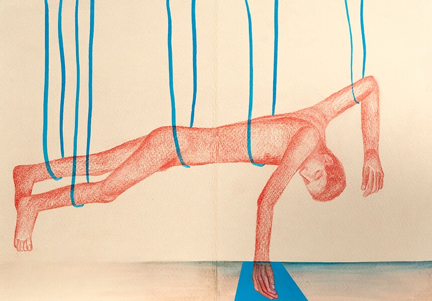 “My Endless Book”. Fragment. Paper, pencil, markers. 15х10.5х4 sm. 2024-2026