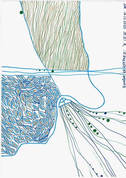 "Caretaker's Diary". Paper А4, markers, pencils. 2020-2026