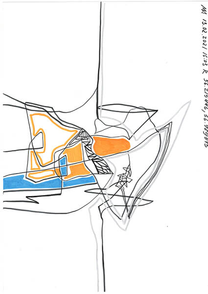 "Caretaker's Diary". Paper А4, markers, pencils. 2020-2026