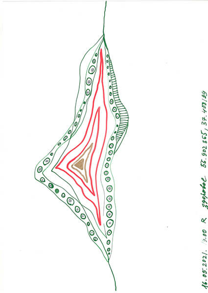 "Caretaker's Diary". Paper А4, markers, pencils. 2020-2026