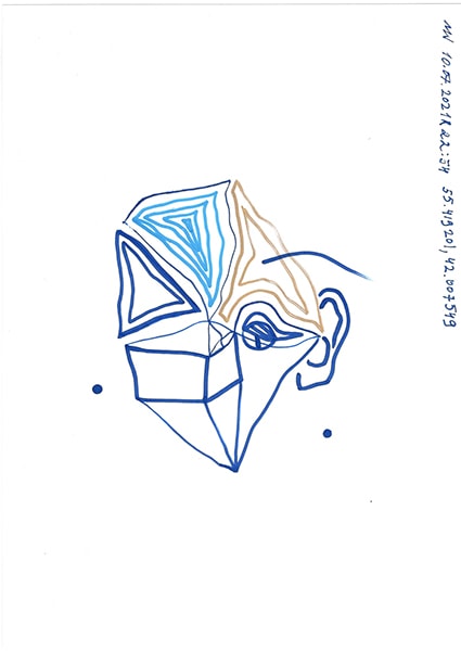 "Caretaker's Diary". Paper А4, markers, pencils. 2020-2026