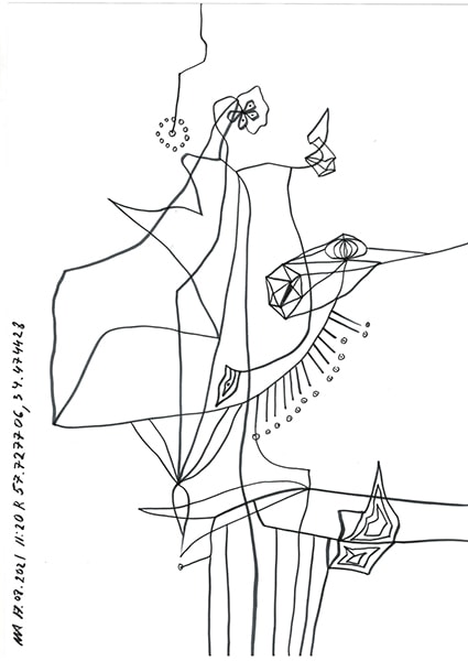 "Caretaker's Diary". Paper А4, markers, pencils. 2020-2026